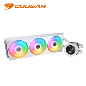 COUGAR�b�N�[�K�[ ����CPU�N�[���[ Poseidon Vistek ARGB 360 White�i�z���C�g�j CGR-PSDVARGB-W-360