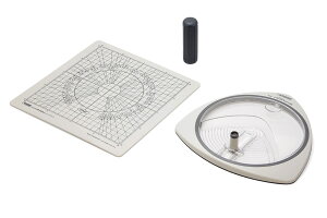 ウェーブ HGサークルカッターセット(弱粘着カッティングマット ミニ付)【HT-219】 工具