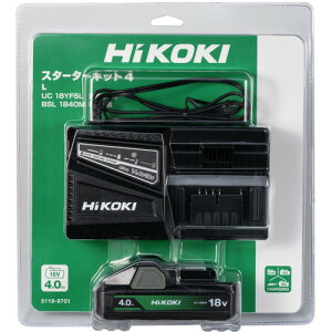 HiKOKI �[�d��X�^�[�^�[�L�b�g4 (�o�b�e���[BSL1840M�E�[�d��UC18YFSL) UC18YFSL(L) �n�C�R�[�L(�����H�@)