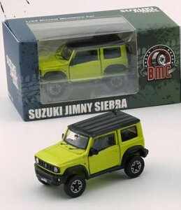 BM CREATIONS 1/64 スズキ ジムニー (JB74) 2019 キネティックイエロー/ブラックトップ LHD【64B0270】 ミニカー