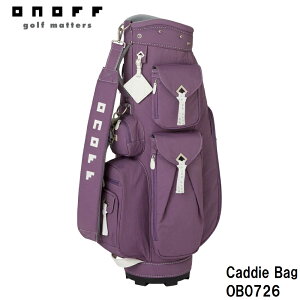 �I�m�t �L���f�B�o�b�O�i�p�[�v���E8.5�^�E46�C���`�N���u�Ή��j OB072614 ONOFF Caddie Bag OB0726
