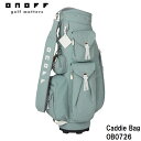 オノフ キャディバッグ（ミストグリーン・8.5型・46インチクラブ対応） OB072639 ONOFF Caddie Bag OB0726