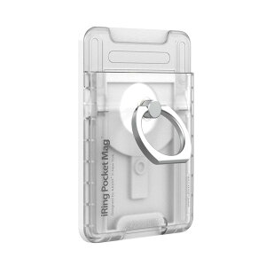 AAUXX MagSafe�Ή� �J�[�h�|�P�b�g�t���X�}�z�����O �wiRing Pocket MAG�x�i�N���A�j UMS-IR03PKMGTP