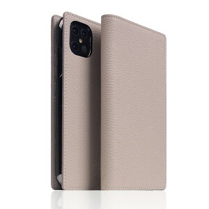 SLG Design iPhone 12 Pro Max�p �蒠�^�P�[�X Full Grain Leather Case�i���C�g�N���[���j SD19751I12PM