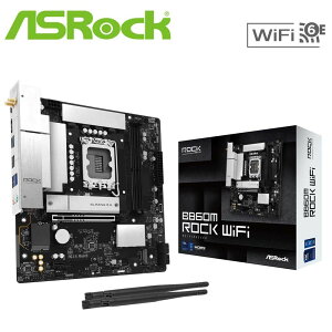 ASRock�b�A�X���b�N ASRock B860M Rock WiFi �}�U�[�{�[�h�i�u���b�N�j B860MROCKWIFI