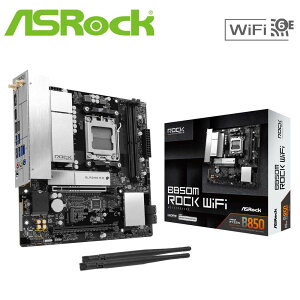 ASRock�b�A�X���b�N ASRock B850M Rock WiFi �}�U�[�{�[�h�i�u���b�N�j B850MROCKWIFI