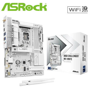 ASRock�b�A�X���b�N ASRock B860 Challenger WiFi 7 �}�U�[�{�[�h�i�z���C�g�j B860CHWIFIWH