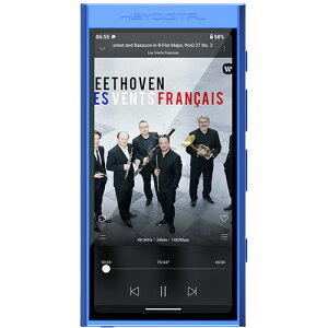 HiBy �f�W�^���I�[�f�B�I�v���C���[�@128GB����������+�O���������Ή��i�u���[�j M300128GBBLUE HiBy Digital