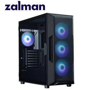 ZALMAN�b�U���}�� ATX/Micro-ATX/Mini-ITX�Ή� �~�h���^���[ PC�P�[�X i3 NEO ARGB V2�i�u���b�N�j I3NEOARGBV2BLACK
