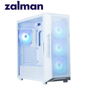ZALMAN�b�U���}�� ATX/Micro-ATX/Mini-ITX�Ή� �~�h���^���[ PC�P�[�X i3 NEO ARGB V2�i�z���C�g�j I3NEOARGBV2WHITE