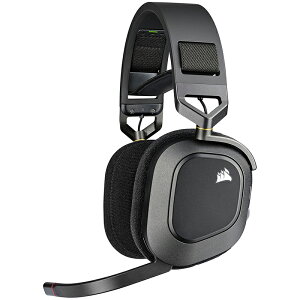 CORSAIR�b�R���Z�A �v���~�A�����C�����X�Q�[�~���O�w�b�h�Z�b�g HS80 RGB WIRELESS CA-9011235-AP