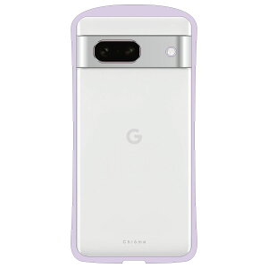 NATURALdesign Google Pixel 7ap ϏՌwʌ^P[X Chrome-CLEARix_[~Xgj GP7A-CHC04