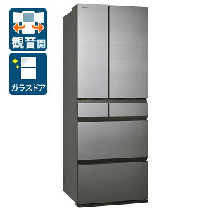 �i�W���ݒu����_A�G���A�̂݁j���� 586L 6�h�A�①�Ɂi�A�b�V���O���[�W���j GR-A590WF(ZH) TOSHIBA [GRA590WFZH]