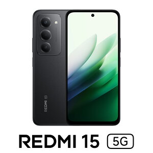Xiaomi�i�V���I�~�j REDMI 15 5G (8GB/256GB) -�~�b�h�i�C�g�u���b�N�iSIM�t���[�Łj MZB0L66JP