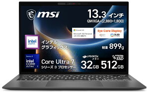 MSI�b�G���G�X�A�C 13.3�^ �m�[�g�p�\�R�� Prestige 13 AI+ A3M�iCore Ultra 7 355/������ 32GB/SSD 512GB/OLED/Office�j�v���`�i�O���C Prestige-13-AI+A3MG-2639JP