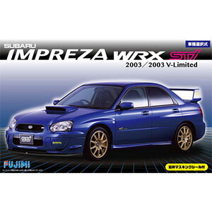 フジミ 1/24 インチアップシリーズ No.103 スバル インプレッサ WRX Sti/2003 V-Limited(窓枠マスキングシール付)【ID-103】 プラモデル
