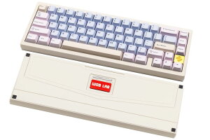 WOBKEY�b�E�H�u�L�[ �L���E���C�����X�Ή� �L�[�{�[�h ZEN 65 Lite�i�z���C�g �p���z��j LZ65WHT