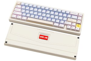 WOBKEY�b�E�H�u�L�[ �L���E���C�����X�Ή� �L�[�{�[�h ZEN 65 Ultra�i�z���C�g�S�[���h �p���z��j UZ65WG