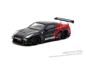�^�[�}�b�N���[�N�X 1/64 LB Works Nissan GT-R Type 2 Advan�yT64-090-AD�z �~�j�J�[