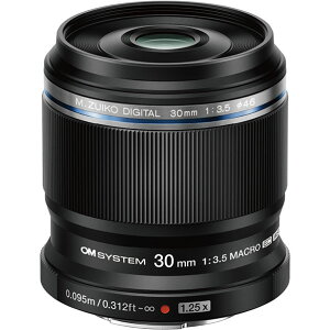 OM SYSTEM M.ZUIKO DIGITAL ED 30mm F3.5 Macro ED30MM_F3.5_MACRO_OM ���}�C�N���t�H�[�T�[�Y�p�����Y