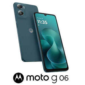 Motorola�i���g���[���j moto g06�i4GB/128GB�j- �^�y�X�g���[�u���[�iSIM�t���[�Łj PB9B0014JP