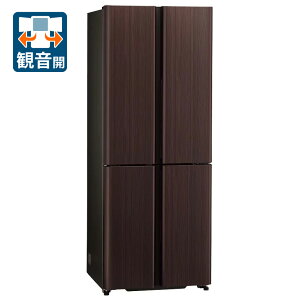 �i�W���ݒu����_A�G���A�̂݁j�A�N�A 420L 4�h�A�①�Ɂi�_�[�N�E�b�h�u���E���j AQR-TZ42A-T AQUA [AQRTZ42AT]