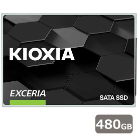KIOXIA｜キオクシア EXCERIA SATA SSDシリーズ 480GB 2.5inch(7mm) SATAIII 読み込み555MB/s 書き込み540MB/s 3次元フラッシュメモリ「BiCS FLASH TLC」 内蔵SSD SSD-CK480S/N