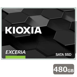 KIOXIA�b�L�I�N�V�A EXCERIA SATA SSD�V���[�Y 480GB 2.5inch(7mm) SATAIII �ǂݍ���555MB/s ��������540MB/s 3�����t���b�V���������uBiCS FLASH TLC�v ����SSD SSD-CK480S/N