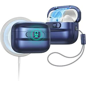 ESR AirPods Pro3�i2025�j��p�P�[�X�i�p�[�v���j�sCyber FlickLock Magnetic Case�t 1C02200402 ESR Cyber FlickLock Magnetic Case
