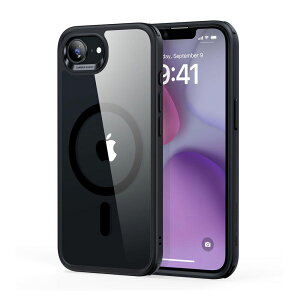 ESR iPhone 17e/16e�p Classic MagSafe�Ή��N���A�P�[�X�i�N���A�u���b�N�j ES28416I17E