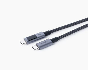 UGREEN�b���[�O���[�� 100W PD3.0���}���[�d USB�P�[�u�� Uno USB-C to C �i�u���b�N�E2m�j 35512