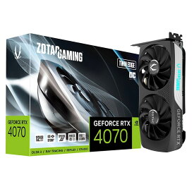 ZOTAC（ゾタック） ZOTAC GAMING GeForce RTX 4070 Twin Edge OC / PCI-Express 4.0 グラフィックスボード RTX 4070 Twin Edge OC