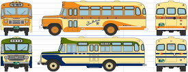 ［鉄道模型］トミーテック (N) ザ・バスコレクション 令和に活躍するボンネットバス2台セット（東海自動車・四国交通編）