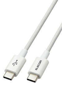 �G���R�� Type-C�P�[�u�� USB C to C 2m PD 60W �f���ɋ��� �ϋv�d�l ���炩���i�z���C�g�j MPA-CCYS20NWH