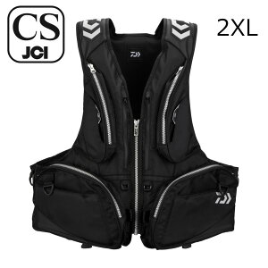 �_�C�� DF-3626 �t���[�e�B���O�x�X�g 2XL�T�C�Y (�u���b�N) DF-36262XL�T�C�Y(�u���b�N) DAIWA ���C�t�W���P�b�g ���{���^�D�������@�\(JCI)���F