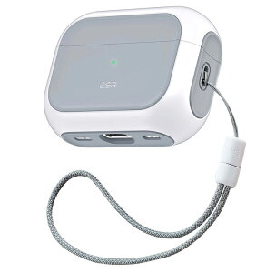 ESR ORBIT MagSafe�[�d�Ή��n�C�u���b�h�P�[�X for AirPods Pro�y��2/1����i�z���C�g�j�z ES24822 ESR ORBIT MagSafe�@for AirPods Pro�i��2/1����j