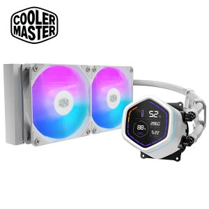 Cooler Master�b�N�[���[�}�X�^�[ �����̌^CPU�N�[���[ ML Core Nex Digital 240 White ARGB�i�z���C�g�j MLX-D24M-A18PW-RD
