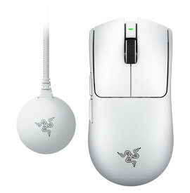Razer 【国内正規品】ワイヤレスゲーミングマウス 無線/有線 Viper V4 Pro (White Edition) RZ01-05630200-R3A1