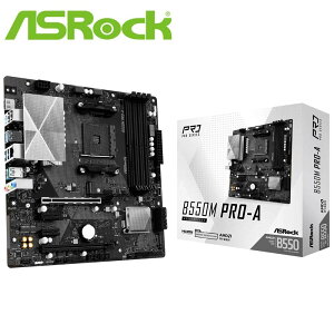 ASRock�b�A�X���b�N ASRock B550M Pro-A �}�U�[�{�[�h�i�u���b�N�j B550M-PRO-A