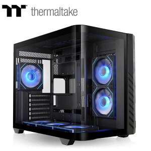 Thermaltake�b�T�[�}���e�C�N �~�h���^���[�^PC�P�[�X Vision 330 CR ARGB�iBlack�j CA-11V-00M1WN-00