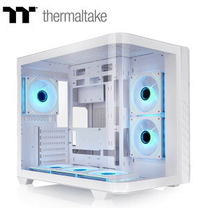 Thermaltake�b�T�[�}���e�C�N �~�h���^���[�^PC�P�[�X Vision 330 CR ARGB�iSnow�j CA-11V-00M6WN-00