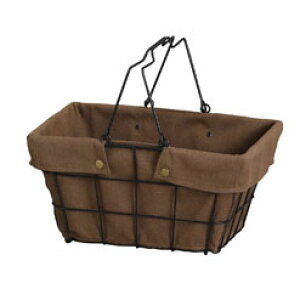 Habiter(�A�r�e) ���C���[�o�X�P�b�g S ��33.5×���s25×����16.5cm �t�@�u���b�N(�u���E��) FW-601-BR [FW601BR]