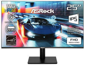 ASRock�b�A�X���b�N �Q�[�~���O�t���f�B�X�v���C(25�^/IPS/FHD 1920×1080/120Hz/1ms/HDMI1.4/VGA) Challenger CL25FFA