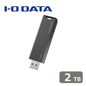 �A�C�E�I�[�E�f�[�^�@��bI-O DATA USB 10Gbps�iUSB 3.2 Gen2�j�Ή� �X�e�B�b�NSSD 2TB SSPS-US2GRB