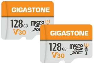 Gigastone�b�M�K�X�g�[�� microSDXC�J�[�h 128GB Class10 UHS-I U3 V30 (�W�b�p�[�p�b�N�)�@�y2���Z�b�g�z GJMXR-OG128GV30-2PK