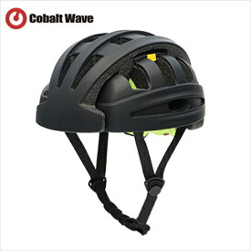 FT-888A-BK CobaltWave CE認証 自転車用折り畳みヘルメット サイズ55-59cm(大人用)（ブラック）