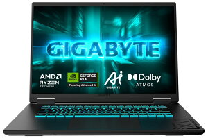 GIGABYTE�b�M�K�o�C�g �Q�[�~���O�m�[�g�p�\�R�� (16�^/Windows11/Ryzen 7 170/������ 16GB/SSD 512GB/GeForce RTX 5060/���{��z��)�u���b�N�X�`�[�� GAMING A16 A16-5VHP3JP893SH