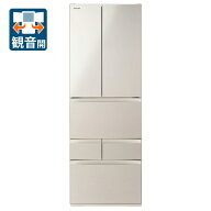 （標準設置料込_Aエリアのみ）東芝 462L 6ドア冷蔵庫（サテンゴールド） GR-A460FH(EC) TOSHIBA [GRA460F…
