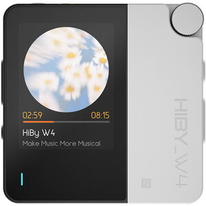 HiBy �I�[���C�������E�|�[�^�u���I�[�f�B�IBluetooth DAC�i�z���C�g�j W4WHITE HiBy Music�@W4 White