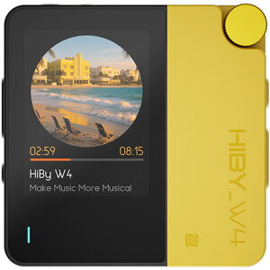 HiBy �I�[���C�������E�|�[�^�u���I�[�f�B�IBluetooth DAC�i�C�G���[�j W4YELLOW HiBy Music�@W4 Yellow